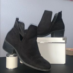 Women’s Black Suede Ankle Boot 7.5